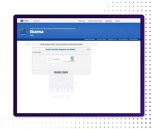 IBAMA Certidão de Débitos